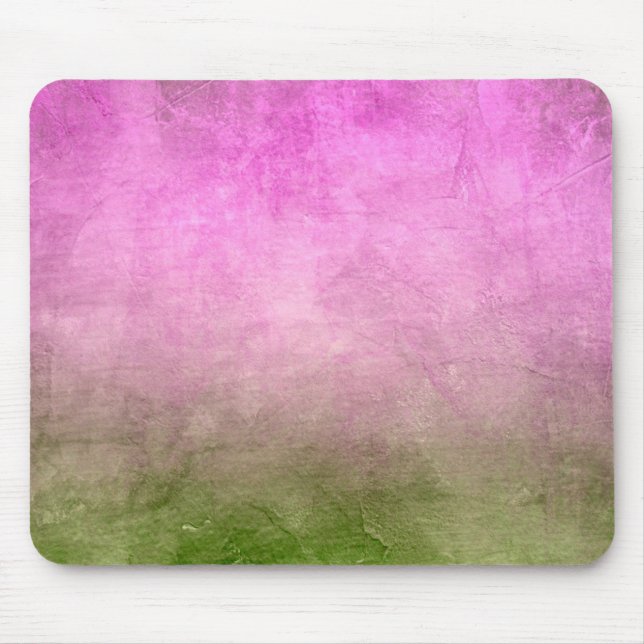 Mousepad Cores Grunares - Rosa e Verde (Frente)
