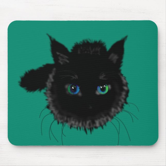 Mousepad Cores Personalizadas de Pad de Rato Preto (Frente)