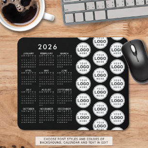 Mousepad Cores personalizadas do padrão do logotipo comerci