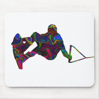 Mousepad Cores selvagens do Wakeboarder