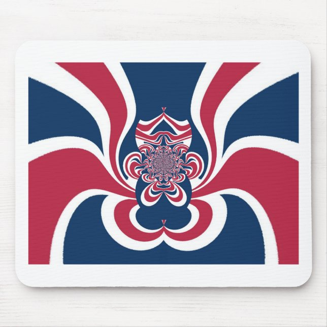 Mousepad Cores Unidos: Padrão Global Colorido (Frente)