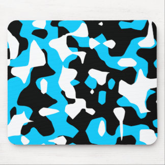 Mousepad Corey Tiger 80s Retro Azul Camuflagem (Camo)