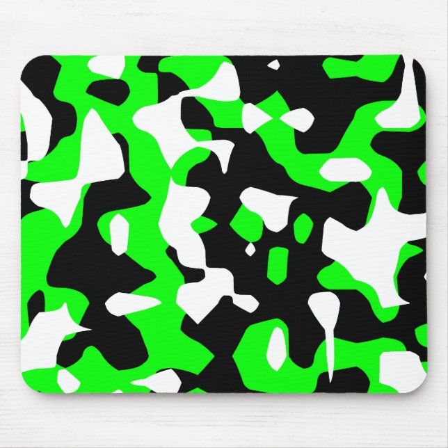 Mousepad Corey Tiger 80s Retro Camuflagem Verde (Camo) (Frente)