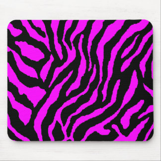 MOUSEPAD COREY TIGER LISTRAS ROSA PRETO RETRÔ DOS ANOS 80