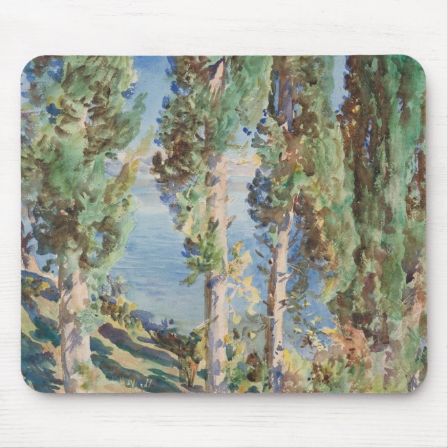 Mousepad Corfu Cyprestes por John Singer Sargent (Frente)