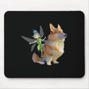 Mousepad Corgi & Fairy - Funny Pembroke Welsh Corgi