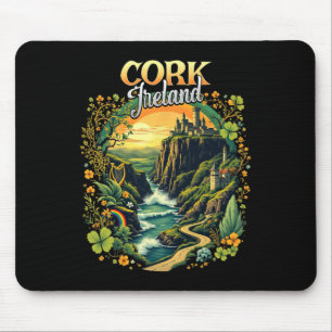 Mousepad Cork Ireland Vacation Trip Viagem Irish Souvenir