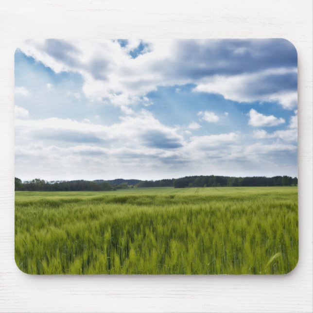 Mousepad Cornfields Verdes e Céu Azul (Frente)