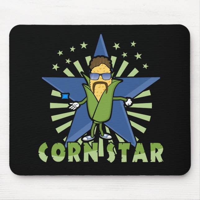 Mousepad Cornstar Funny Cornhole Players Design (Frente)