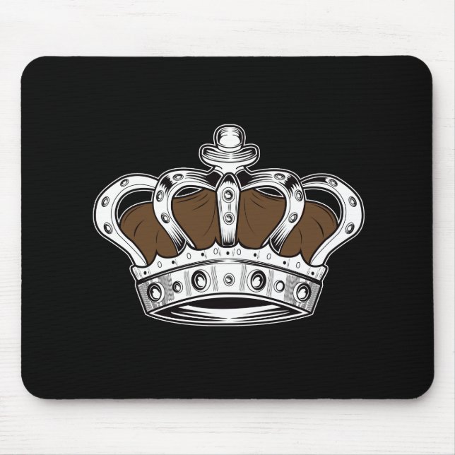 Mousepad Coroa - Castanho (Frente)