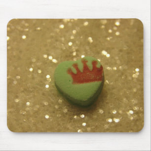 Mousepad Coroa com Doces Cardíacos