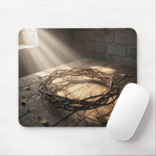 Mousepad Coroa de Espinhos em Raios de Sol