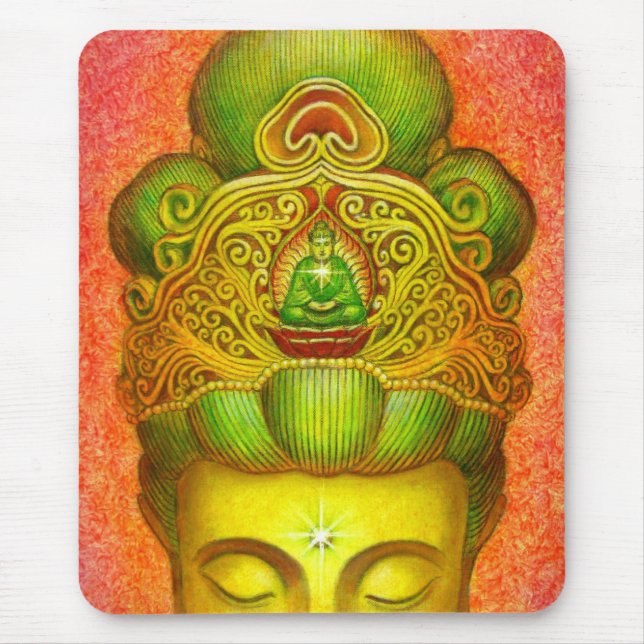 Mousepad Coroa de Kuan Yin da deusa (Frente)