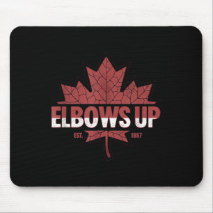 Mousepad Coroas do Canadá Verdadeiro Norte Forte e Livre Ca