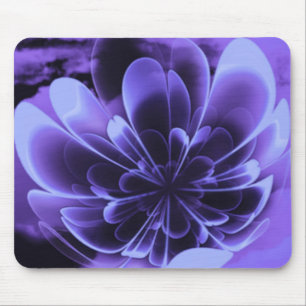 Mousepad Corolla Azul Dobrada Para Cima De Petais