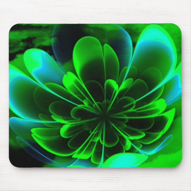 Mousepad Corolla Fertilizada Verde Dobrou As Pétalas (Frente)