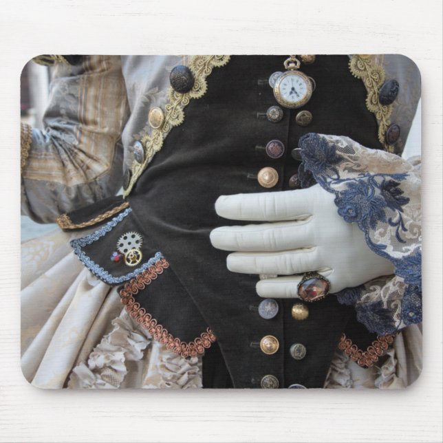 Mousepad Corpetes Steampunk, Carnaval, Veneza (Frente)
