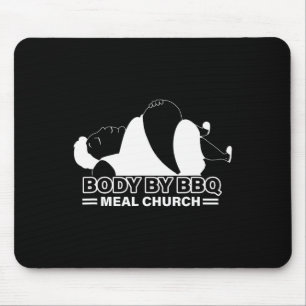 Mousepad Corpo Engraçado Pela Igreja De Carne De Vintage De