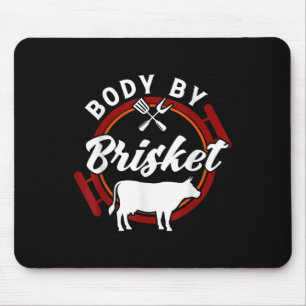Mousepad Corpo por Churrasco Funny Funny Fumador Barbecue P