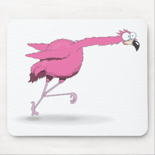 Mousepad Corre ao longo do Flamingo