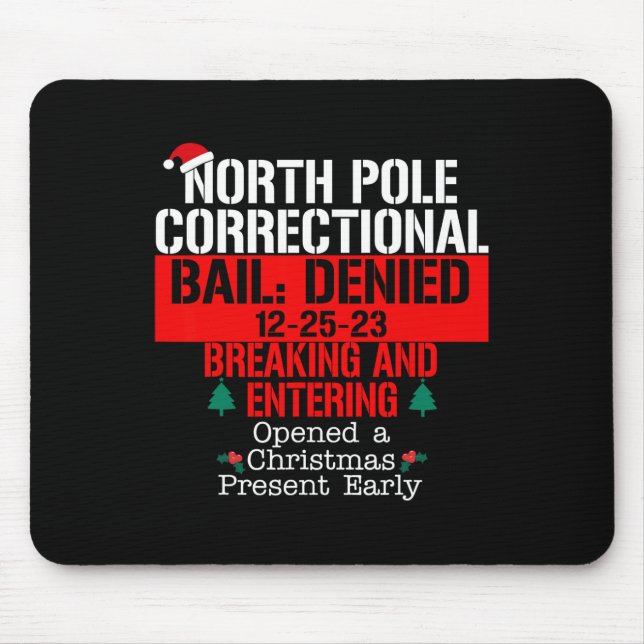 Mousepad Correção de fiança do Polo Norte Negada Breaking e (Frente)