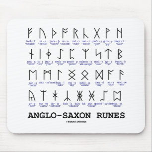 Mousepad Corredores anglo-saxônicos (criptografia linguís