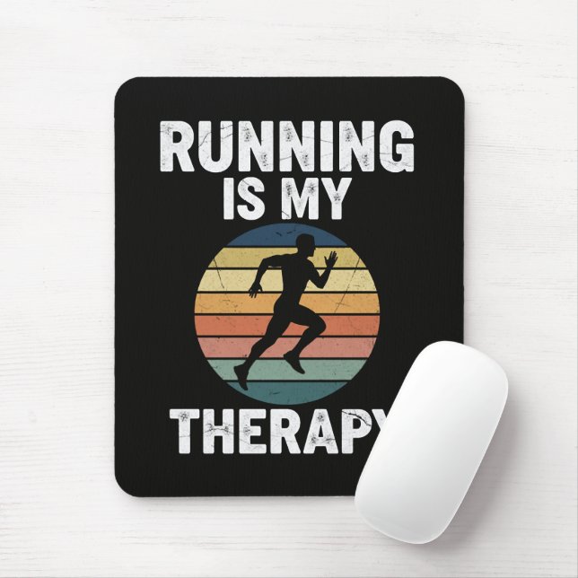 Mousepad Correr É Minha Terapia (Com mouse)
