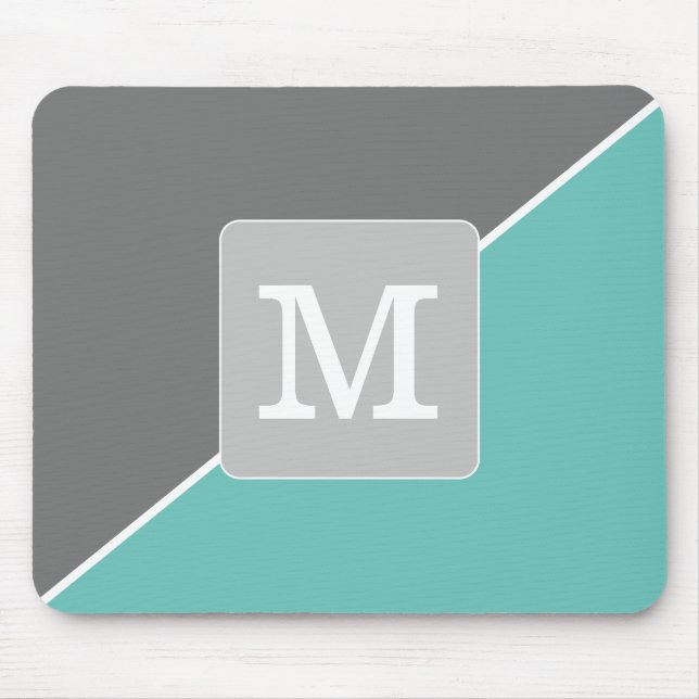 Mousepad Correspondência de cor inicial para Cinzas azuis m (Frente)