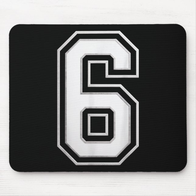 Mousepad Correspondência de meme número 6 67 (Frente)