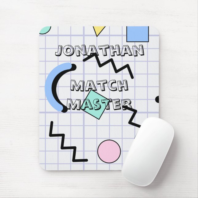 Mousepad Correspondência personalizada e grap com Crianças  (Com mouse)