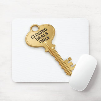 Mousepad Corretor de Imóveis Fechando Negócios Somente Escr