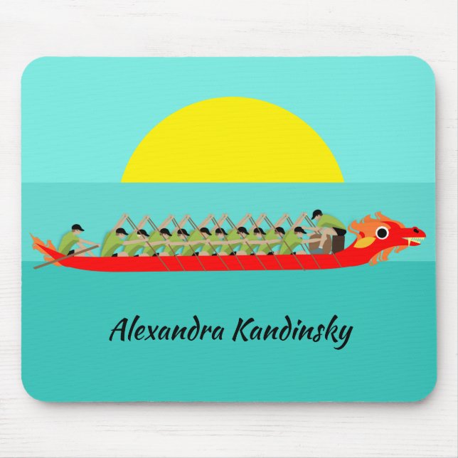 Mousepad Corrida de Barcos Dragões (Frente)