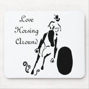Mousepad Corrida de Barrel Cowgirl da Silhuette