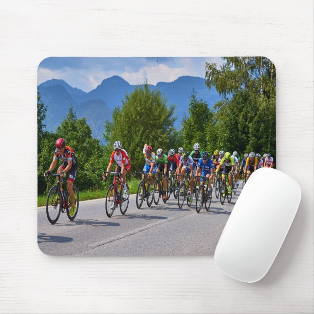 Mousepad corrida de ciclismo (Com mouse)