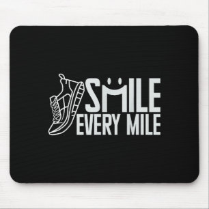 Mousepad Corrida Divertida Corredor Sorriso a Cada Milha Gr