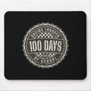 Mousepad Corrida por 100 dias de escola - Motocicleta Dir