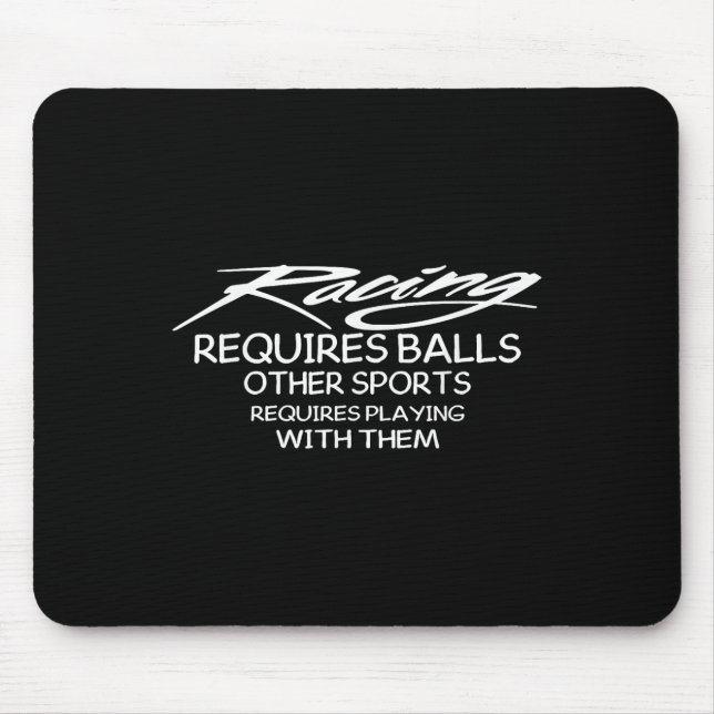 Mousepad Corrida Requer Outros Esportes Requer Jogar Com (Frente)