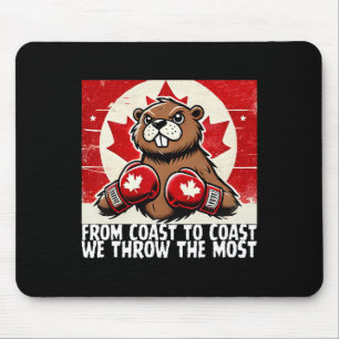 Mousepad Corta o Canadá Contra Tarifas Canadianas Beaver B