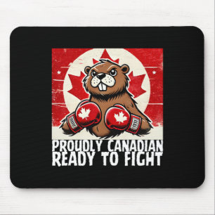 Mousepad Corta o Canadá Contra Tarifas Canadianas Beaver B