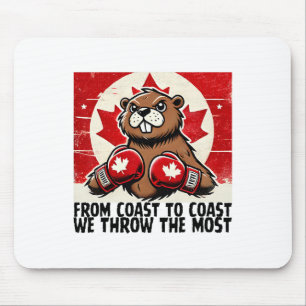 Mousepad Corta o Canadá Contra Tarifas Canadianas Beaver B