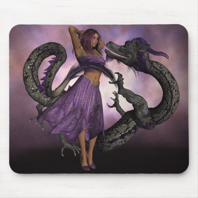 Mousepad Cortejado pelo dragão (Frente)