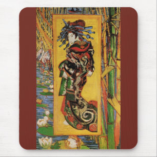 Mousepad Cortesã Japonesa Oiran por Vincent van Gogh