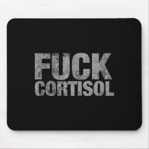 Mousepad Cortisol pico meme saúde conscientização anti estr