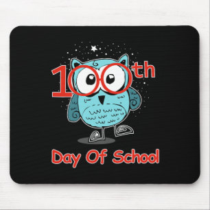 Mousepad Coruja 100º Dia Da Escola 100 Dias Mais Inteligent