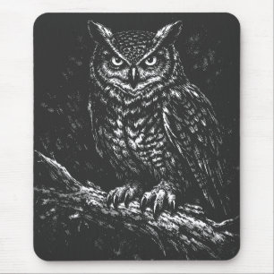 Mousepad Coruja-americana — by BurnsInHell