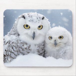 Mousepad Coruja Animal Family Desperdiçando Natureza