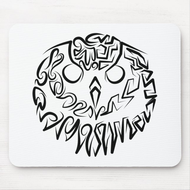 Mousepad Coruja Branca e Negra (Frente)