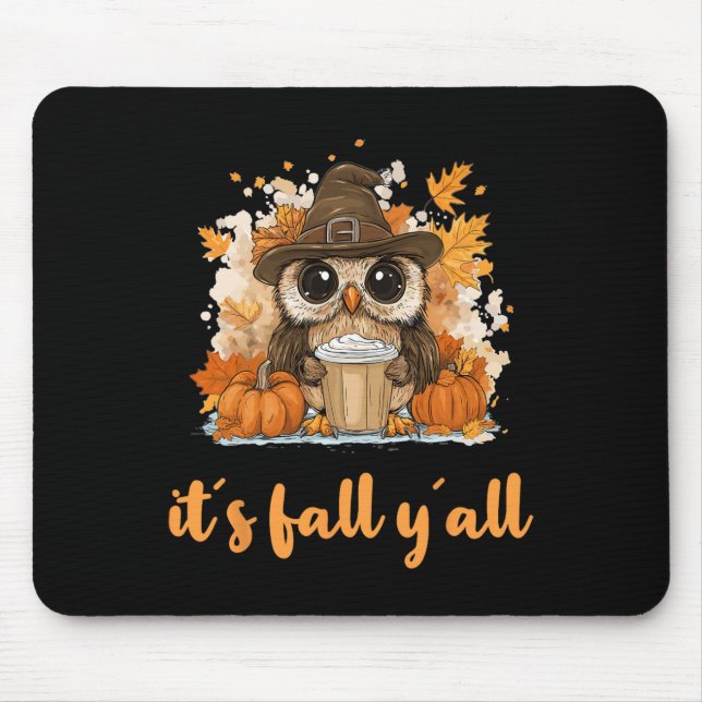 Mousepad Coruja Cai Graças a Ação É Queda Yáll (Frente)