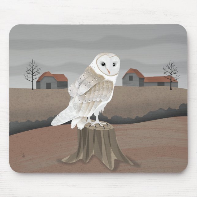Mousepad Coruja-das-torres (Frente)