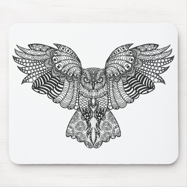 Mousepad Coruja de Eagle inspirada (Frente)
